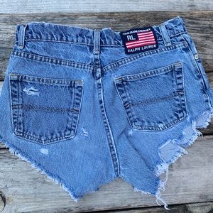 RALPH LAUREN CUT OFF SHORTS